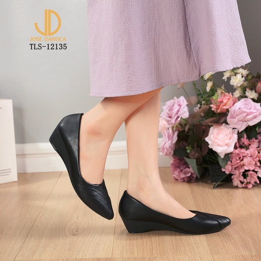 Jose Daroca Sepatu Kerja Mika (TLS-12135) - Wedges (4cm)