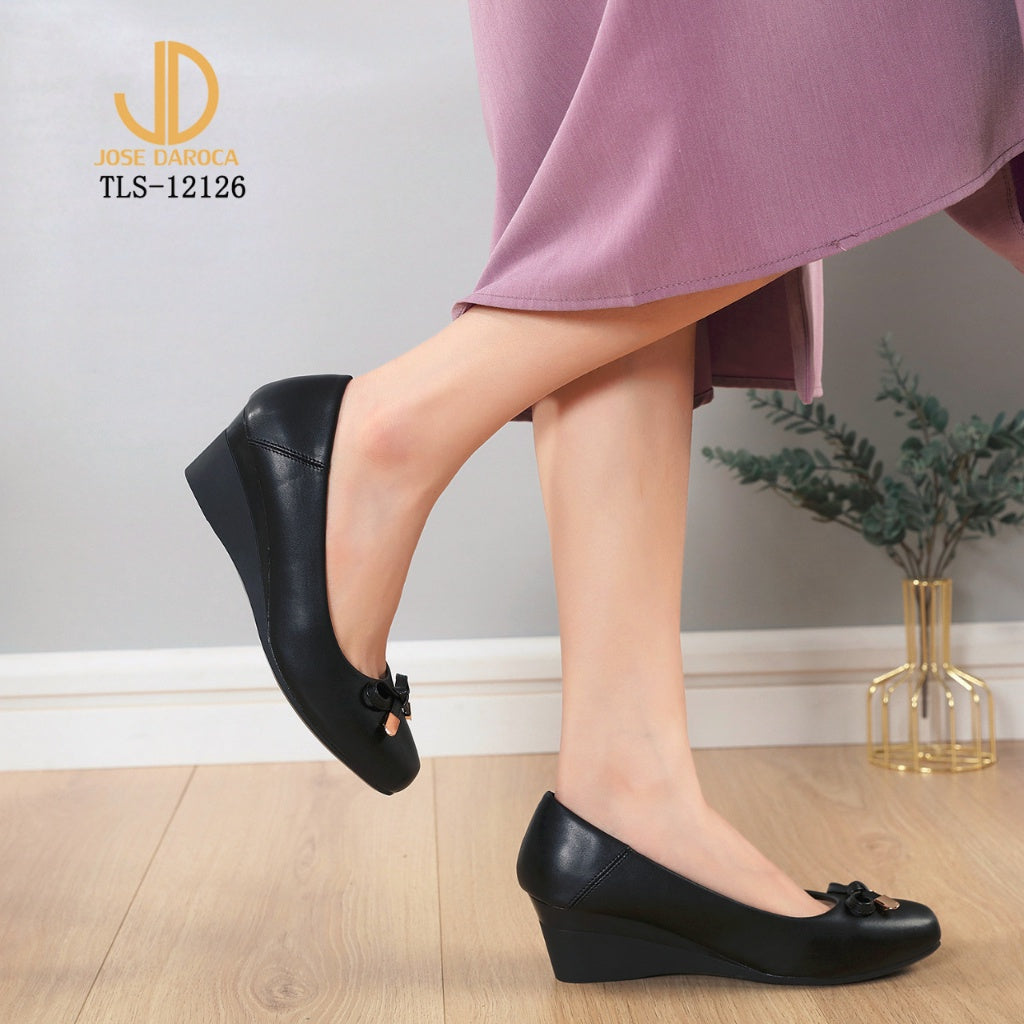 Jose Daroca Sepatu Kerja Belle ( TLS-12126 ) - Wedges (5cm)